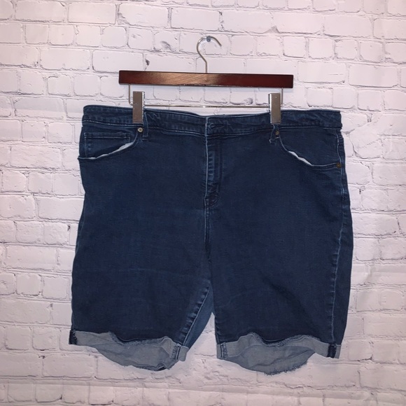 Ava & Viv Pants - Ava & Viv Dark Blue Bermuda Jean shorts size 22W